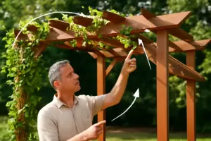 Come posizionare le piante rampicanti su pergole e gazebo? La strategia che ne esalta la crescita e l’ombra
