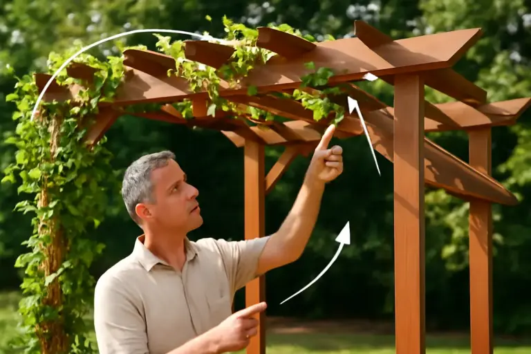 Come posizionare le piante rampicanti su pergole e gazebo? La strategia che ne esalta la crescita e l’ombra