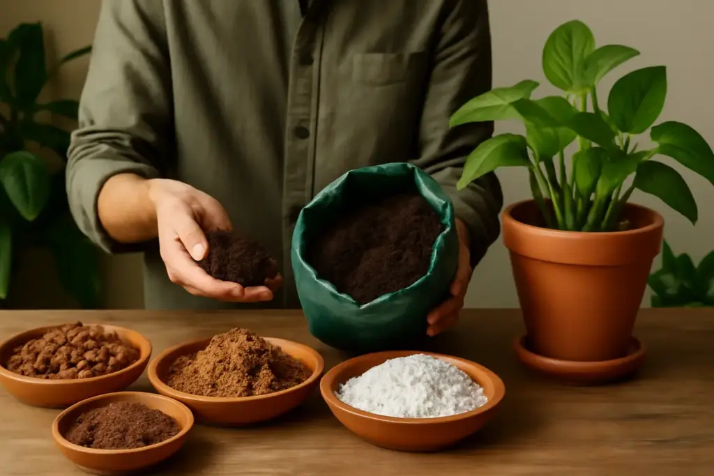 La scelta del terriccio migliore per le piante da appartamento: ingredienti che fanno la differenza