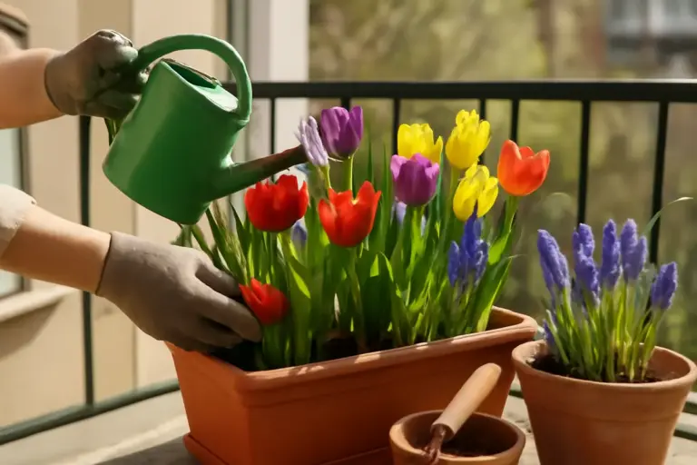 Bulbi primaverili in balcone: il metodo per averli sempre in salute e ricchi di colori vivaci