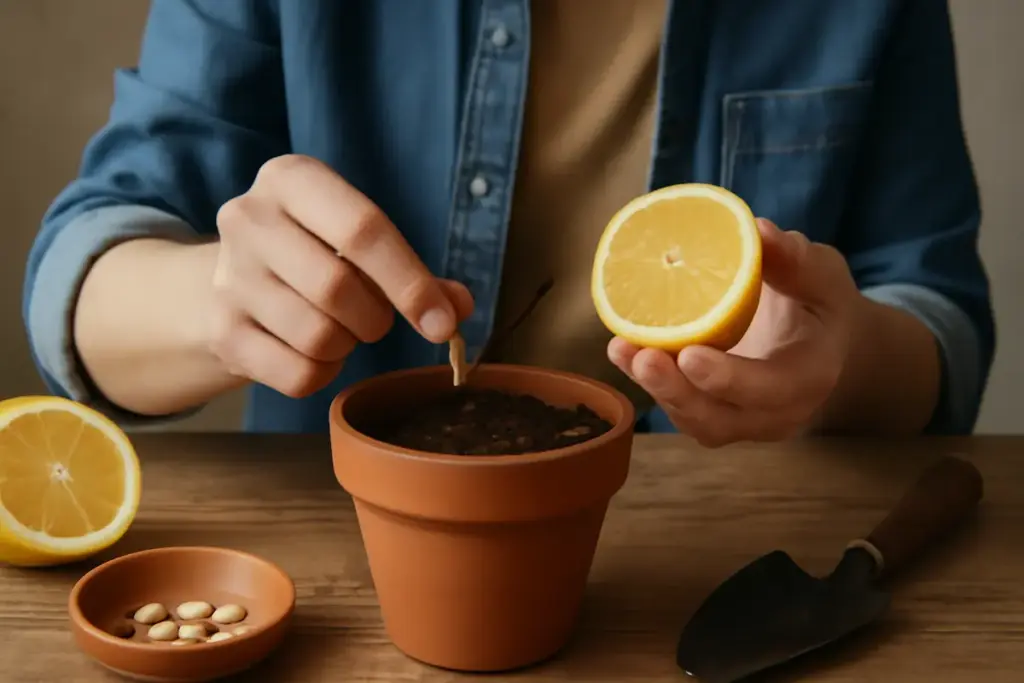 Posso piantare i semi di limone in vaso? Il dettaglio che modifica la germinazione