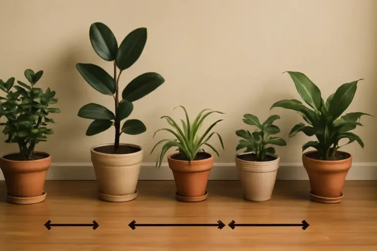 Qual è la distanza ideale tra le piante in vaso? Il parametro che previene malattie e sofferenze