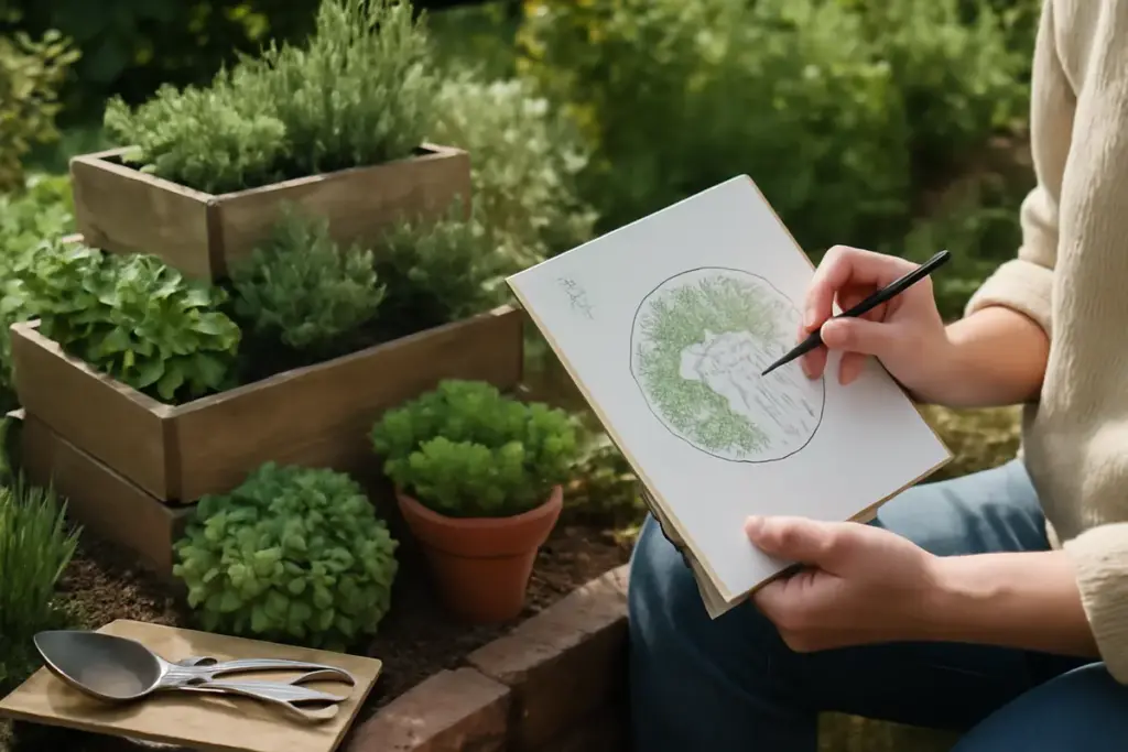 Progettare un angolo aromatico in giardino: la disposizione che moltiplica profumi e raccolto