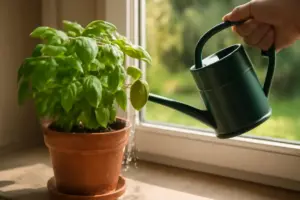 I segreti per coltivare basilico rigoglioso: irrigazione e posizionamento che fanno la differenza