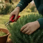 La potatura del rosmarino in giardino: tempi giusti e taglio che mantiene la pianta compatta