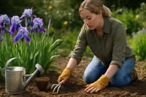 Iris in giardino: come preparare il terreno per una fioritura intensa e duratura senza concimi chimici