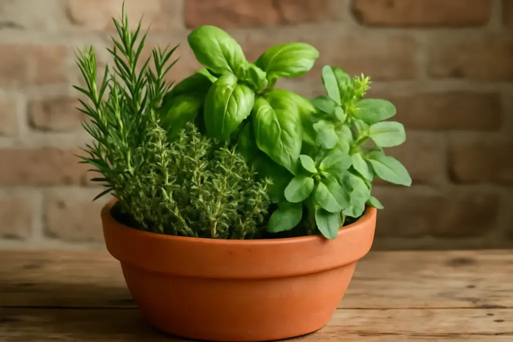 Piante aromatiche miste nello stesso vaso: i binomi che convivono senza competizione e rafforzano l’aroma