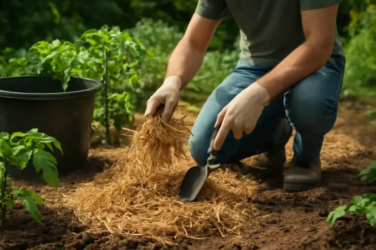 Uso del pacciame in giardino: la tecnica naturale che trattiene l’umidità e previene le infestanti